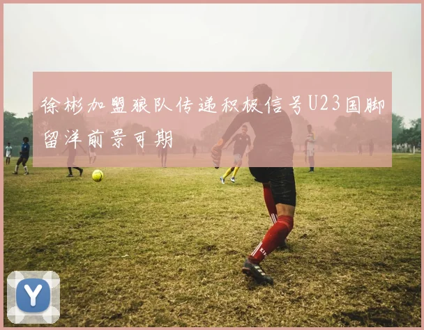 徐彬加盟狼队传递积极信号U23国脚留洋前景可期